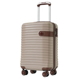 3pcs ABS Lightweight Hard Shell Carry on Luggage 20" Suitcase with Travel Bag, Spinner Wheels & TSA Lock