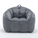 Bean Bag Chair Sofa for Adults Teens, Corduroy Lounge Chair with Armrests & Hanlde for Bedroom, Living Room, Reading Rooms