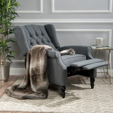 Tufted Recliner Chair, Accent Chair with Adjustable Back & Footrest ,Armchair for Living Room
