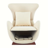 Pet-Friendly Accent Chair with Integrated Cat Nook, Dual-Layer Modern Armchair Cozy Lounge Chair with Pet Bed
