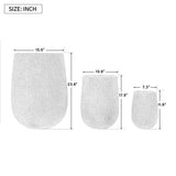 Egg-Shaped MGO Outdoor Planters Set of 3, Lightweight Faux Stone Flower Pots with Drainage Hole & Rubber Plugs for Garden, Indoor