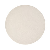 15.35" Outdoor Concrete Patio Side Table, Rounded Waisted End Table MGO Accent Stool for Garden/Patio