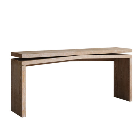 65" Farmhouse Console Table, Solid Wood Veneer Entryway Table for Living Room, Apartment, Hallway, Behind Sofa