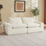 Modular Sofa Loveseat Minimalist Sectional Sofa Combination Family Sofa Set Cloud Couch