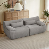 2 Seats Modular Sofa Loveseat Sectional Sofa Combination Family Sofa Set Cloud Couch