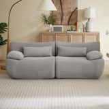 2 Seats Modular Sofa Loveseat Sectional Sofa Combination Family Sofa Set Cloud Couch