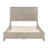 Queen Size Platform Bed Frame with Tall Headboard