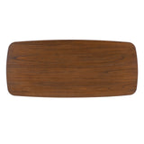 Computer Desk 53" Modern Writing Desk with Storage Drawer, Home Office Desk Study Table with Resistant Finish, Walnut