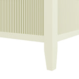 Queen Size 4-poster Canopy Bed Platform Bed Frame with Headboard & Support Slats, Beige