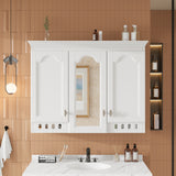 Wall-Mount Medicine Cabinet, Bathroom Mirror Cabinet with Adjustable Shelves & Soft-Close Hinges for Bathroom Vanity, Bedroom