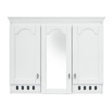 Wall-Mount Medicine Cabinet, Bathroom Mirror Cabinet with Adjustable Shelves & Soft-Close Hinges for Bathroom Vanity, Bedroom