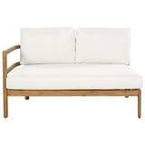 Patio Sectional Sofa Set L-Shaped Outdoor Seating Set Garden Family Conversation Set with Coffee Table & Water-Repellent Cushion
