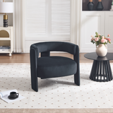 1 PC Accent Chair, Velvet Comfy Armchair Single Sofa Chair for Living Room, Bedroom, Office, Reading Room