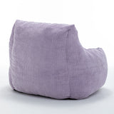 Bean Bag Chair Lazy Single Sofa Soft Lounge Cloud Couch for Adults Teens, Gray&Purple
