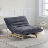 Oversized Bean Bag Chair for Adults, Corduroy Armless Lazy Lounger with Cushion for Living Room, Bedroom, Reading Room