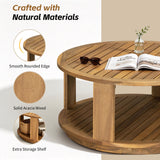5pcs Outdoor Set with Loveseat, 2 Armchairs, Round Coffee Table&Cushions, Water-Resistant Patio Furniture Set Garden Conversation Chat Set