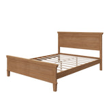 Queen Mid-Century Modern Platform Bed Frame with Headboard&Footboard, Seadrift