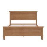 Queen Mid-Century Modern Platform Bed Frame with Headboard&Footboard, Seadrift