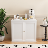 Storage Accent Cabinet, Sideboard Buffet Cabinet with Double Doors & Adjustable Shelf for Living Room, Entryway, Kitchen