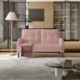 47.24" Corduroy Upholstered Loveseat Sofa, 2-Seat Couch with Side Storage Pockets for Living rooms, Apartment, Small Space
