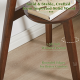 Wood 2-Tier End Table, Round Sofa Side Table with Open Storage Shelf for Living Room, Bedroom