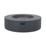 39.25" Lightweight Concrete Outdoor Round Fire Pit, 50,000 BTU Patio Fireplace with Waterproof & UV-Resistant Cover