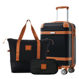 Hardshell Luggage Set 3-Piece, 20 Inch Carry-On Suitcase with Spinner Wheels TSA Lock, Lightweight Durable ABS for Travel Business