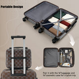 5 PCS ABS Hardside Luggage Set with TSA Lock, 360° Quiet Spinner Wheels & Multi-Stage Adjustable Handle for Travel/School