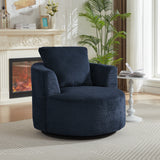 Compressible 360° Swivel Accent Chair,- Modern Comfort Seating for Living Room,Office,Apartment