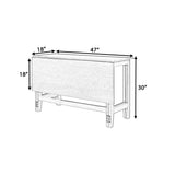 Modern Wood Extendable Dining Table with 18" Drop Leaf for Small Places