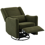 Wingback Recliner Chair Gliding Recliner Rocking Nursery Chair Accent Chair