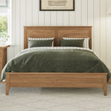 Modern Solid Wood Queen Size Platform Bed with Sturdy Wooden Slats Support,No Box Spring Needed