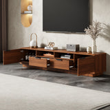 78 inch Modern TV Stand for TVs up to 85", Entertainment Center with Deep Drawer & Cable Management, Soft-Closing Hinges for Living Room