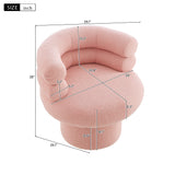 360°Swivel Chair Swivel Accent Chair Round Swivel Chair Barrel Chair Vanity Chair for Living Room, Bedroom or Small Space