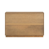 2-Door Sideboard Storage Cabinet with 7 Drawers for Living and Dining Room Entrance, Large Size Cabinet, Natural