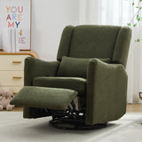 Wingback Recliner Chair Gliding Recliner Rocking Nursery Chair Accent Chair
