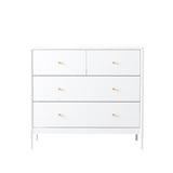 Kid 4 Drawer Dresser Sideboard Side Cabinet Storage Organizer, White
