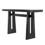 Elegant Console Table with Geometric Silhouette– Perfect Architectural Touch for Living Room, Entryway, Hallway