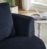 Compressible 360° Swivel Accent Chair,- Modern Comfort Seating for Living Room,Office,Apartment