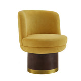 360°Swivel Accent Chair Round Swivel Chair Barrel Chair Upholstered Swivel Chair for Living Room, Bedroom or Apartment