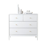 Kid 4 Drawer Dresser Sideboard Side Cabinet Storage Organizer, White