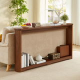 Narrow Wooden Console Table - Waterproof Sofa Table Entryway Table