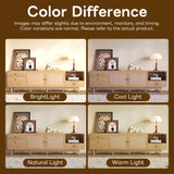 Boho TV Stand for 65, 75, 85 Inch TV, Entertainment Center with Open Storage and Drawers, Modern Wood Media TV Console with Real Rattan