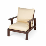 4 Pieces Outdoor Sofa Set 4-person Patio Seating Group Outdoor Conversation Set with Cushions and a Coffee Table for Patios, Gardens, or Balcony