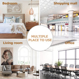 Round Glass Coffee Table Modern Cocktail Table Easy Assembly with Tempered Glass Top & Sturdy Wood Base, Natural