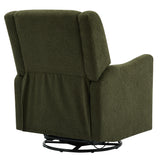 Wingback Recliner Chair Gliding Recliner Rocking Nursery Chair Accent Chair