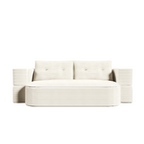 78.7" Modern 2-in-1 Foldable Sofa with Functional Blanket and 2 Soft Pillows,Comfortable Corduroy Sofa, Convertible Sleeper Sofa Bed, Deep Seat Sofa Couch