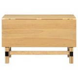Modern Wood Extendable Dining Table with 18" Drop Leaf for Small Places