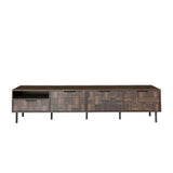 78 " Mid Century Modern TV Stand for 65+ Inch TVs, TV Console with Storage Cabinets for Living Room, Entertainment Center Storage