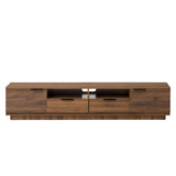 78 inch Modern TV Stand for TVs up to 85", Entertainment Center with Deep Drawer & Cable Management, Soft-Closing Hinges for Living Room
